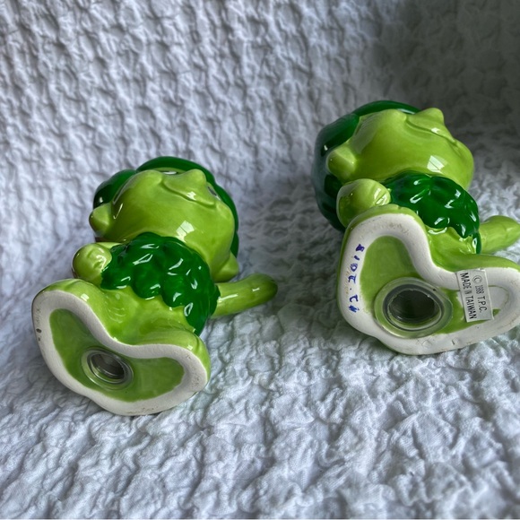 New deadstock Vintage Little Green Giant Salt And Pepper shaker set Green Giant - Picture 5 of 8